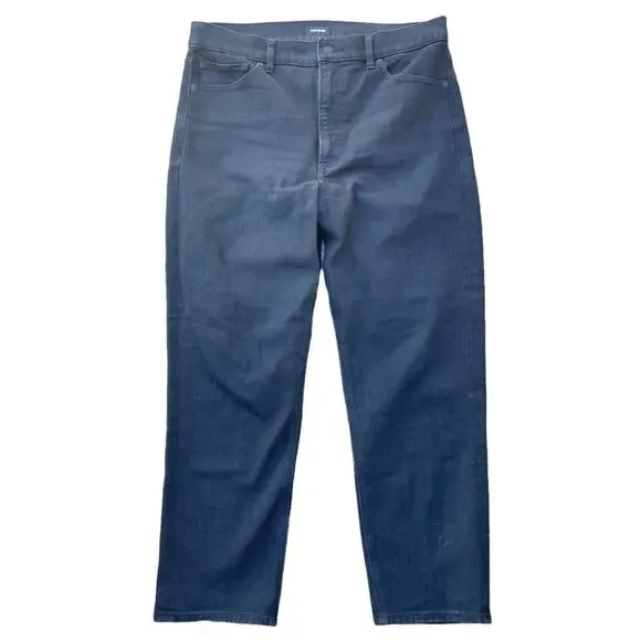 Express Super High Waisted Black Mom Jeans Size 12 - Picture 11 of 12